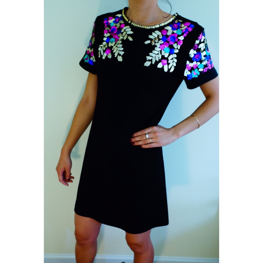 Beautiful vintage black cocktail dress